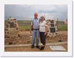 IMG_9130 * Barry & Joy at Monuments to Madigan and Sturt * 2592 x 1944 * (1.44MB)