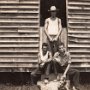 Men's barracks c1935-36.  Jim Cooper standing.